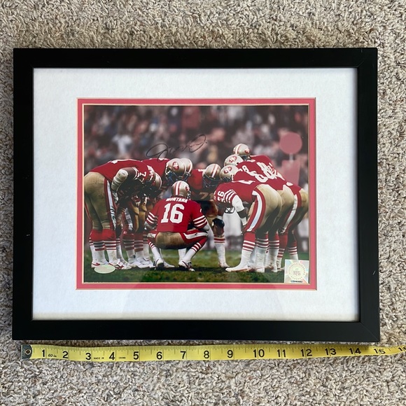 Steiner Sports 8x10 Joe Montana 49ers Huddle Memorabilia Hand-Signed Print - Picture 13 of 14